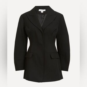 Aligne Mariah Black Balloon Sleeve Blazer for Women